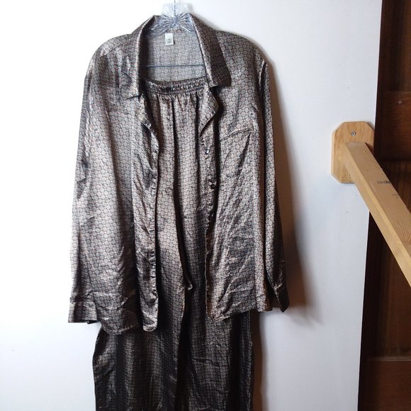 18/20W Patterned Comfy Lounge Wear Pajama Set Cato - Picture 2 of 13